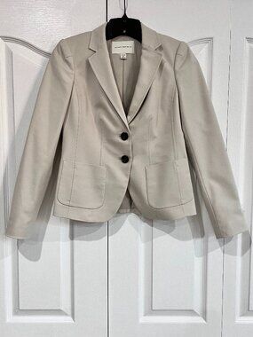 Banana Republic suit jacket 0 tan taupe
